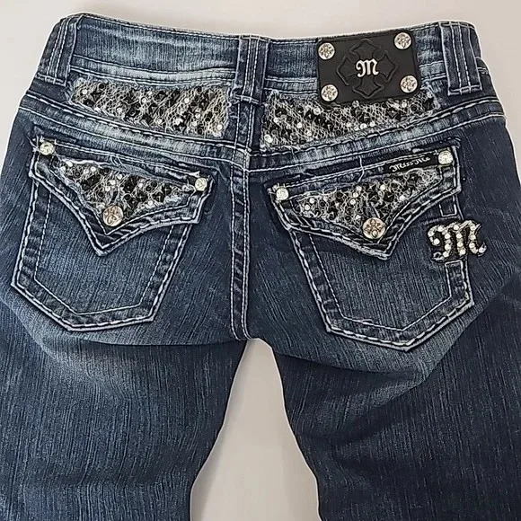Gothic Womens Jeans Y2K Clothes Harajuku Hip Hop Pocket Embroidery Vintage Blue Baggy High Waist Slim Flared Trousers 260611