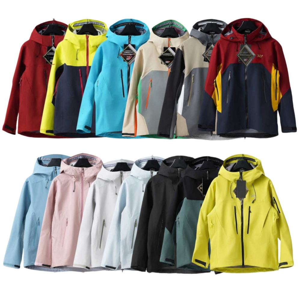 Mens Jackets Designer Triple Waterproof Breathable Fabric ARCS Outdoor Warm Jacket Womens Casual Lightweight Hiking windcheater FJWX