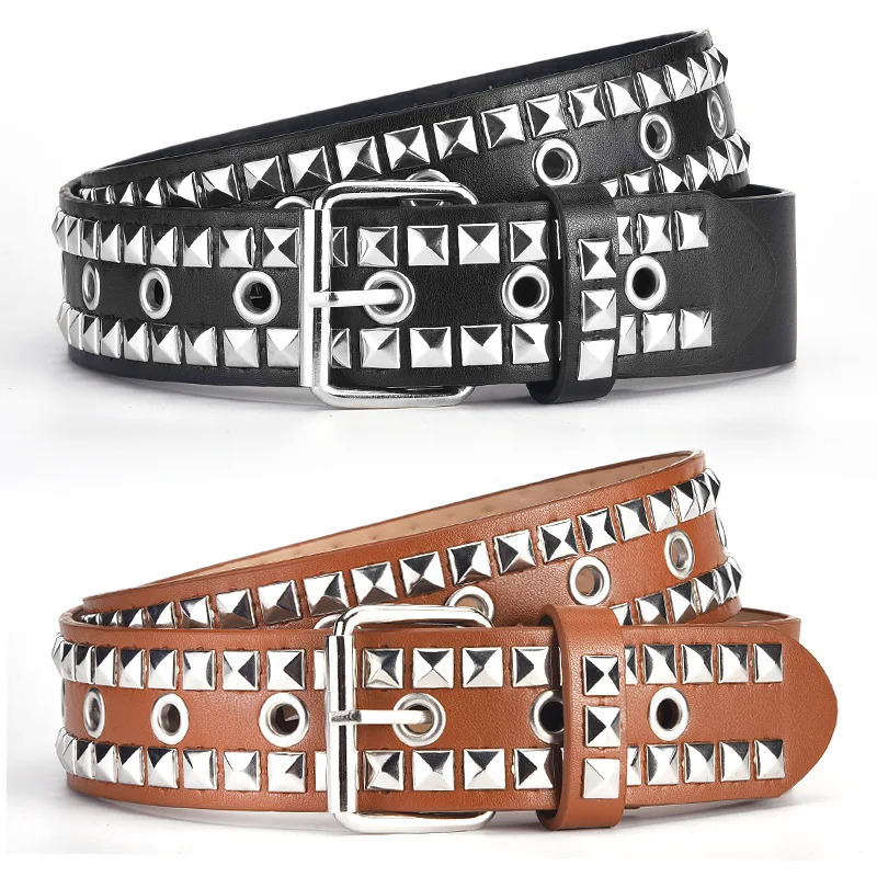 Width 38cm Hip-hop Punk Mens Belt Fashion Trend Goth Retro Personality Y2k Girl Waistband Versatile Jeans Accessories Girdle260605