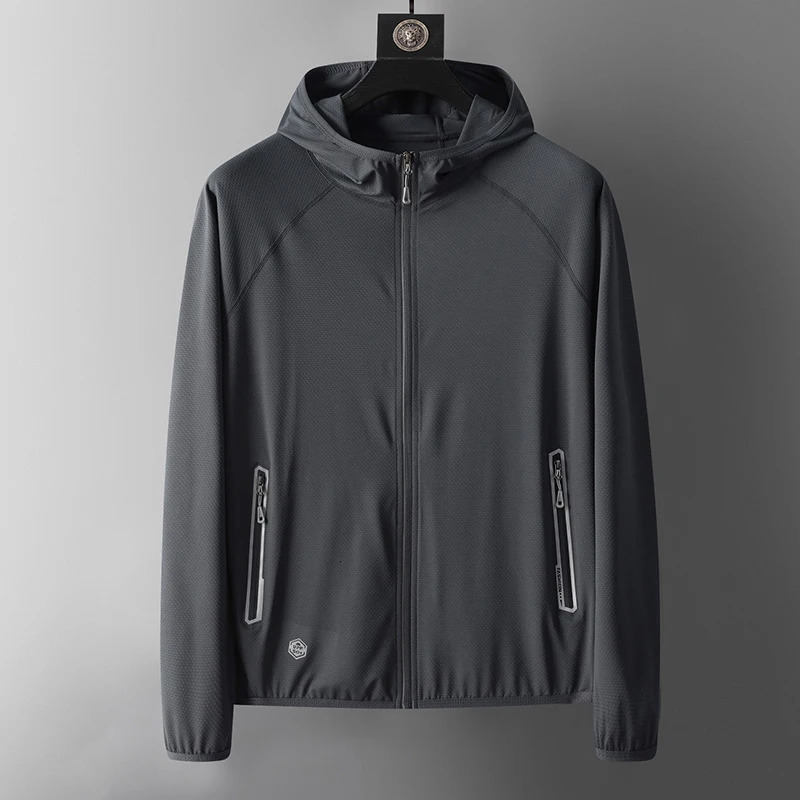 UPF50 Summer UV Protection Hoodie Unisex Skin Coat Breathable Ice Silk Outdoor Sports Couples Beach Street Lightweight Jacket 260611