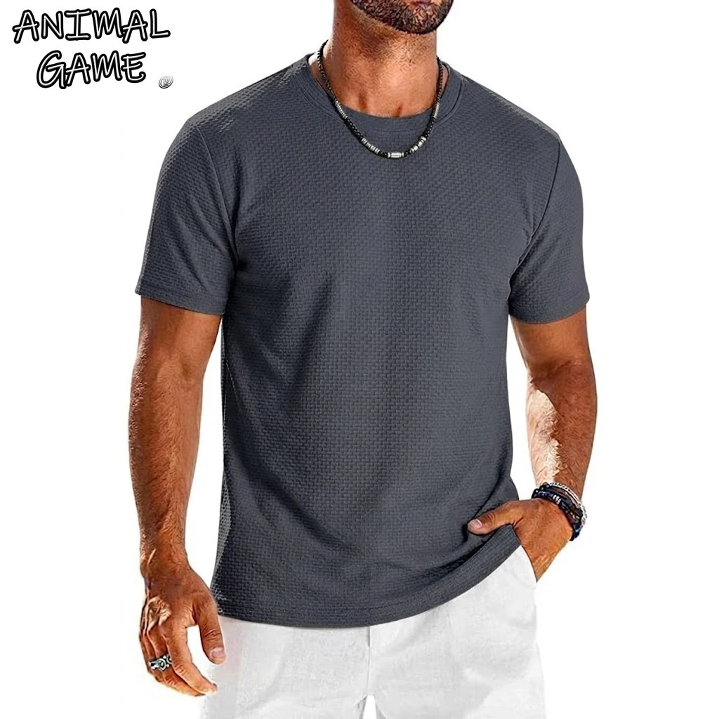 Summer Short Sleeve Ice Silk T Shirts for Men Lightweight Casual TShirt Outdoor Sport Fitness Quick Dry Tee Breathable Pullover 260612