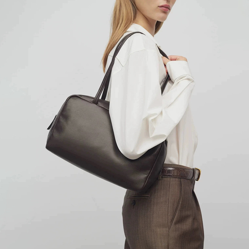 Evening Bags New Autumn Winter Niche Design Shoulder Underarm Bowling Bag Commuter Bag