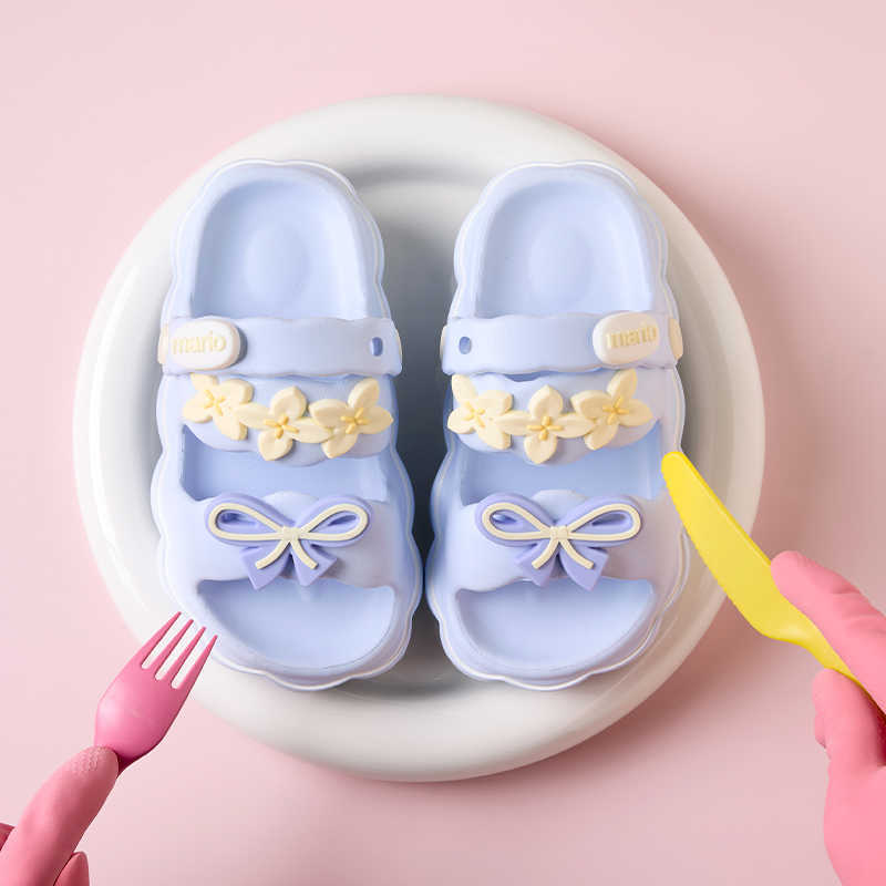 Toddler Kids Infant Boys Girls Cute Garden Water Sandals Slip on Shoes Slipper Slides Lightweight Outdoor Summer Children L260612KFRO