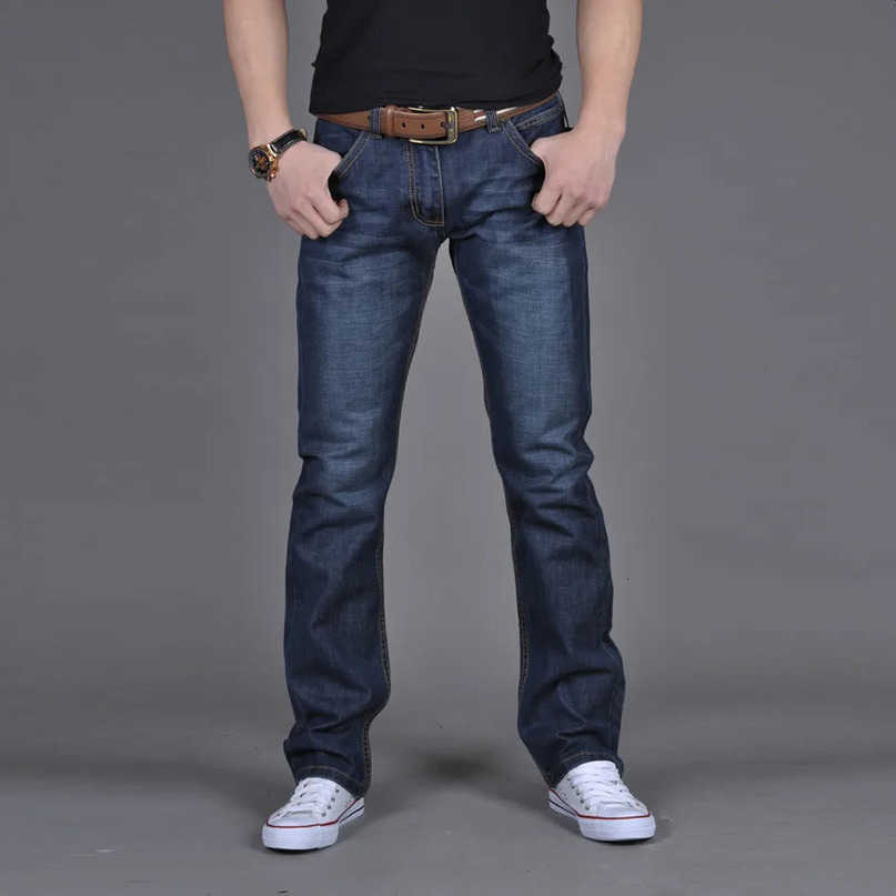 Jeans Baggy Mens Trouser Classic Retro Washed Denim Casual Pants Large Strt Wear S260612