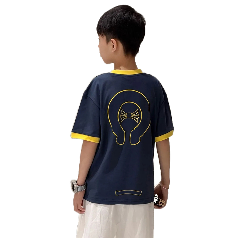 childrens Cotton T Shirt boys designer kids clothes -10 Summer Short Sleeve Crew Neck Tee Boys Girls Unisex Casual Streetwear Top With Printed Logo
