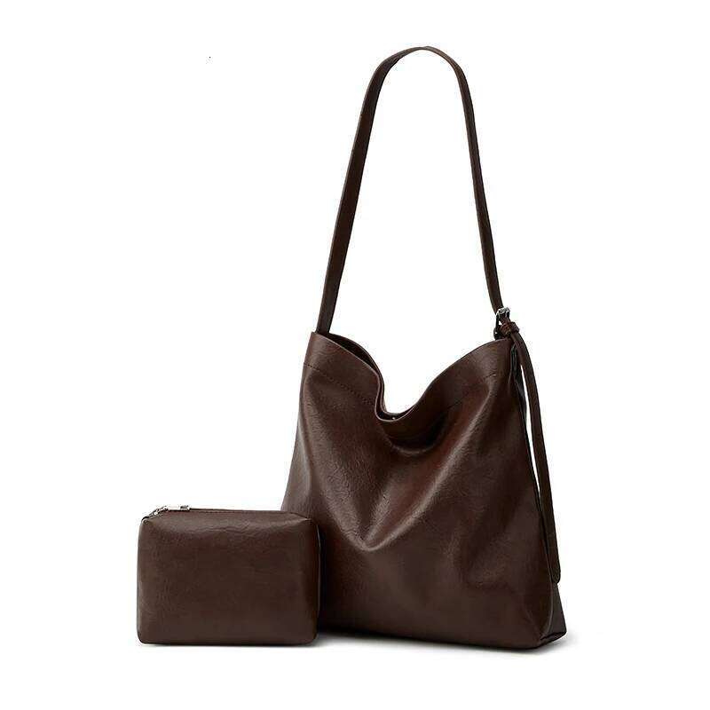 Large-Capacity Underarm for Women, New Solid Color, High-Quality Texture, Niche Commuter Tote Bag, Single Shoulder Crossbody Bag