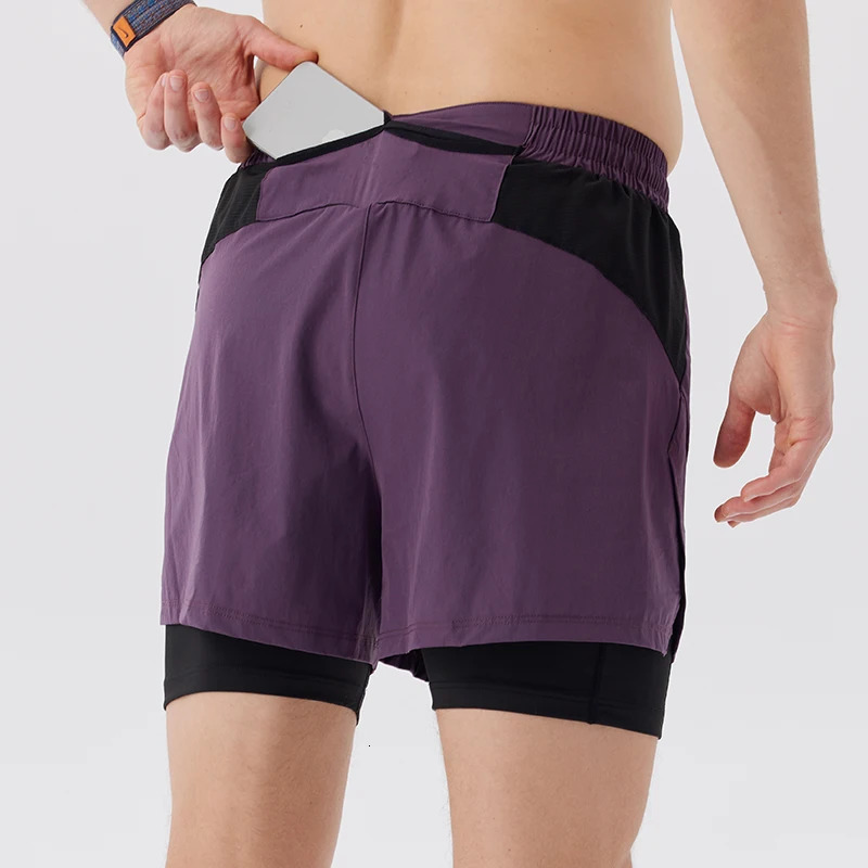 Mens Running Shorts Gym Sports Fitness Training Jogging Sportswear Breathable Quick-Dry Compression Workout Clothing 260612