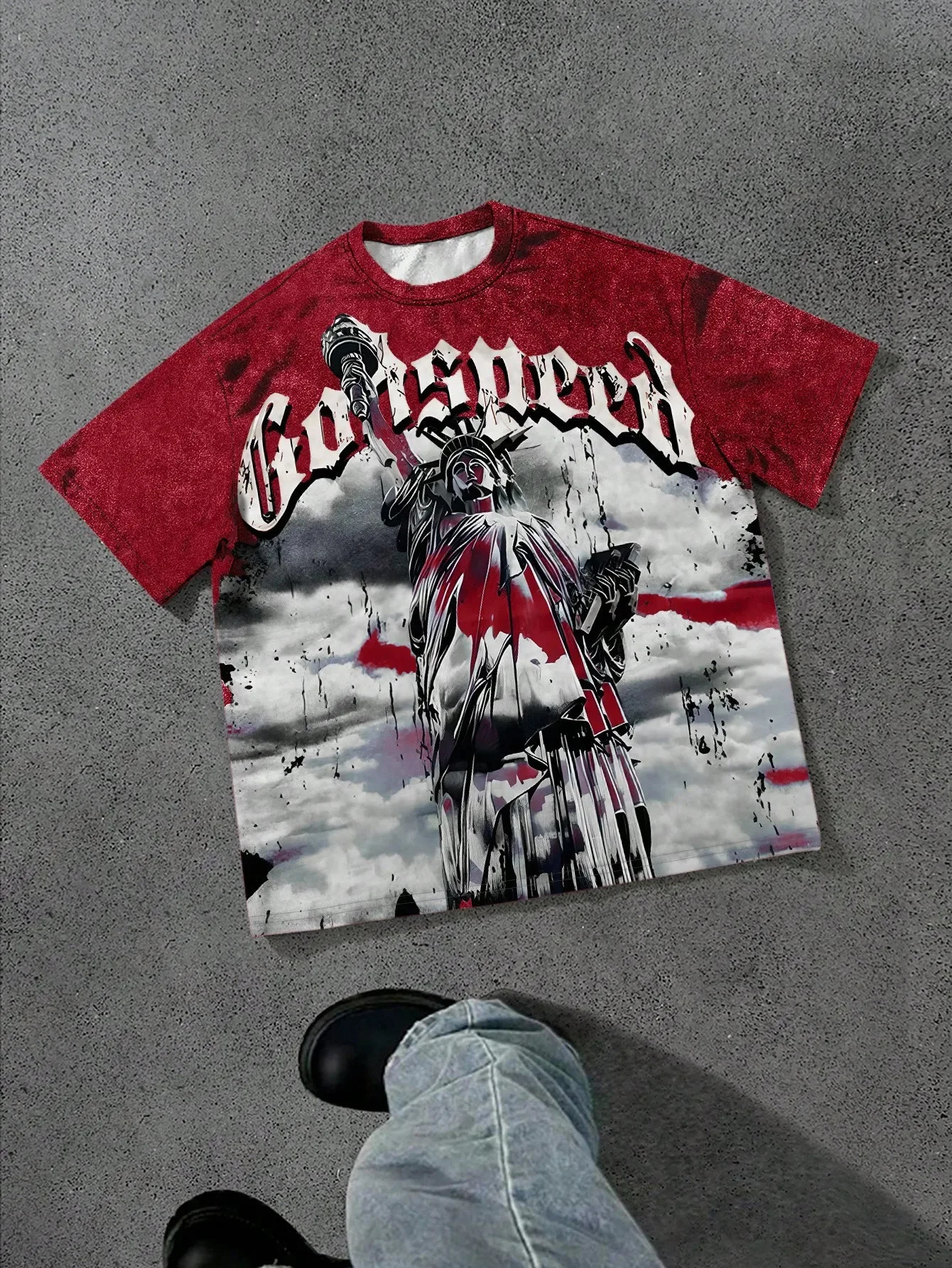 PAVTROS Manfinity Streetrush Letter Print Tshirt Vintage Men Women Clothes Harajuku Y2k Tops Sports Unisex Tee Clothing 260612