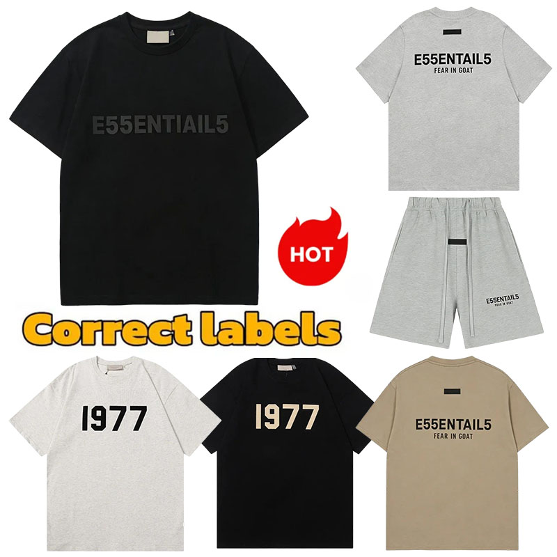 Designer t shirt essential t shirt for men essential shorts tracksuit fashion shirts designer summer casual shirts luxury high quality shorts tshirt