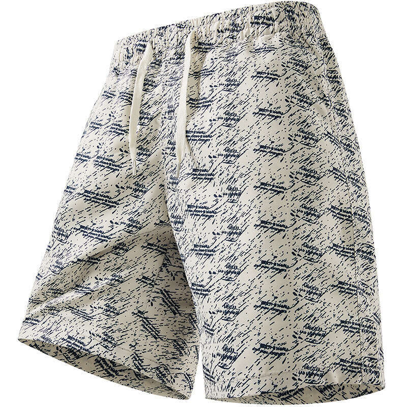 Diyu Shenlong men's summer new beach thin ice silk breathable five-point shorts, loose quick-dry casual pants