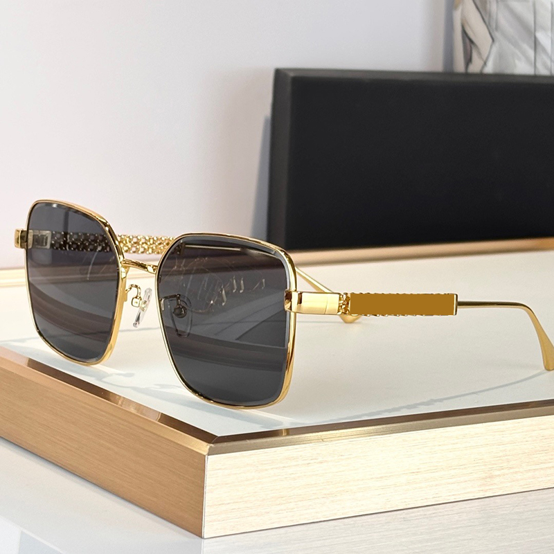 Oversized Square Brand Designer Sunglasses 5517H Mens Womens Luxury Sunglasses Metal Frame Vintage elegant Eyewear UV400 protection