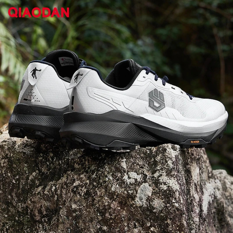 QIAODAN Shanshen 30 Mens 2026 Off-road Running Shoes Lightweight Breathable Non-slip Outdoor Trail Sneakers QDF193262977 260612