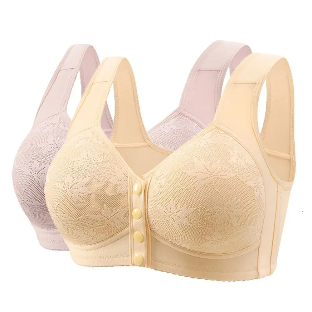 Casual Front Buckle Wireless Sports Bra Seamless Solid Color Push Up Slim Underwear Workout Tank Tops for Women 260610