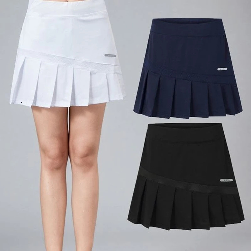 sports short skirt for women quick drying badminton tennis pants skirt marathon golf half body pleated skirt summer 260612