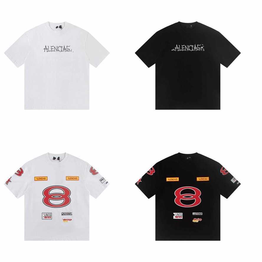Correct version High-end version Paris B-brand short-sleeve new model pure cotton T-shirt{category}{category}CW58