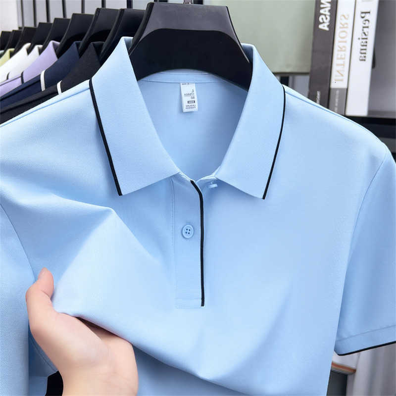 sleeve Light short new shirt fashion summer high-quality comfort breathable T-shirt business casual mens clothing M260612