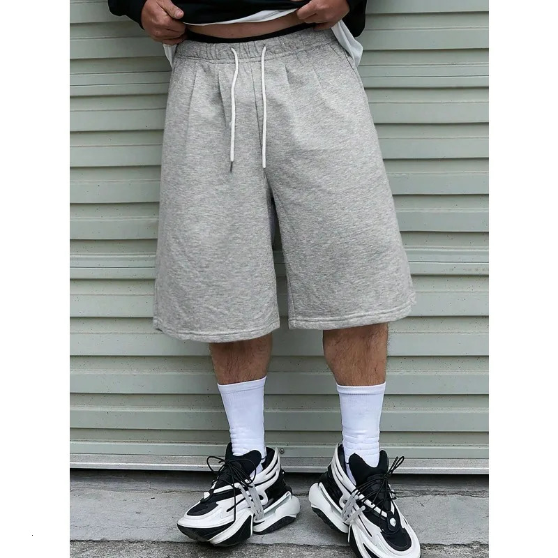 Mens Solid Color Fashionable Shorts Loose for Sports Y2K Streetwear 260612
