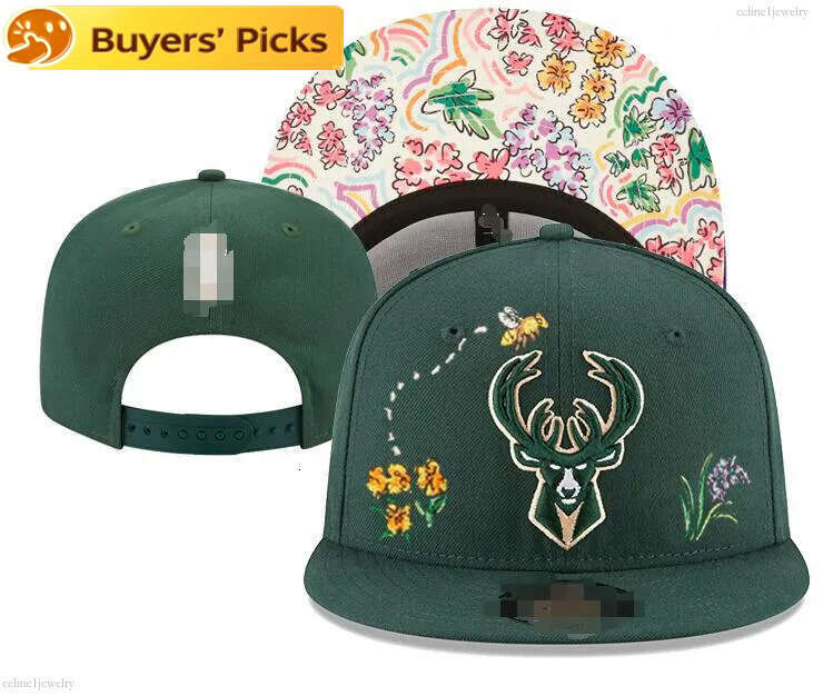 Bucks Ball Caps Casquette 2023-24 unisex fashion cotton baseball snapback men women sun hat embroidery spring summer cap wholesale a5