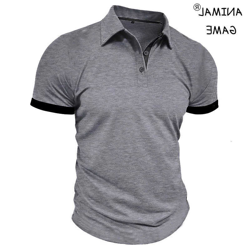 Summer Sleeve Mens Short Shirt Lapel Oversize Solid Color T Shirts Breathable Streetwear Sport Activities Shirts Man M260612