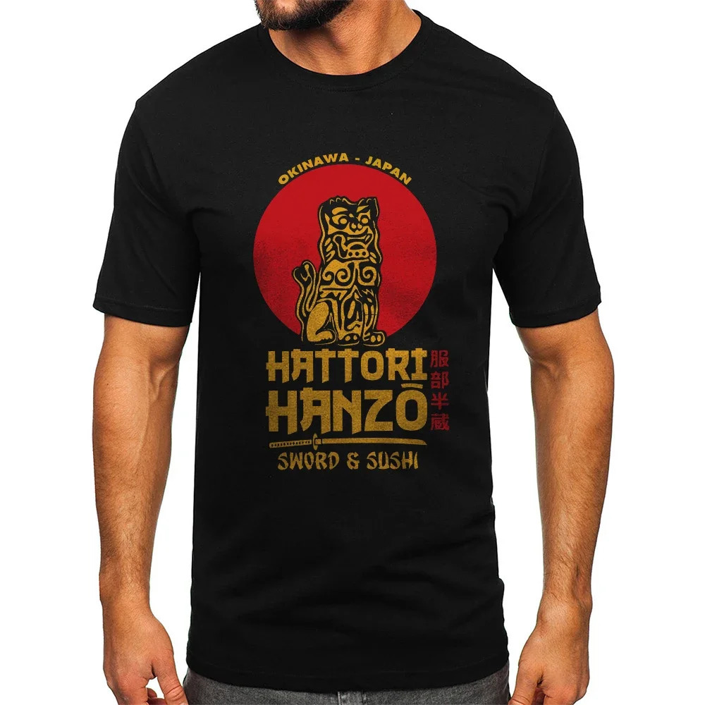 T-shirt stampata da uomo Hattori Hanzo 100 cotone Harajuku T-shirt classiche per uomo donna camicia casual top 260612