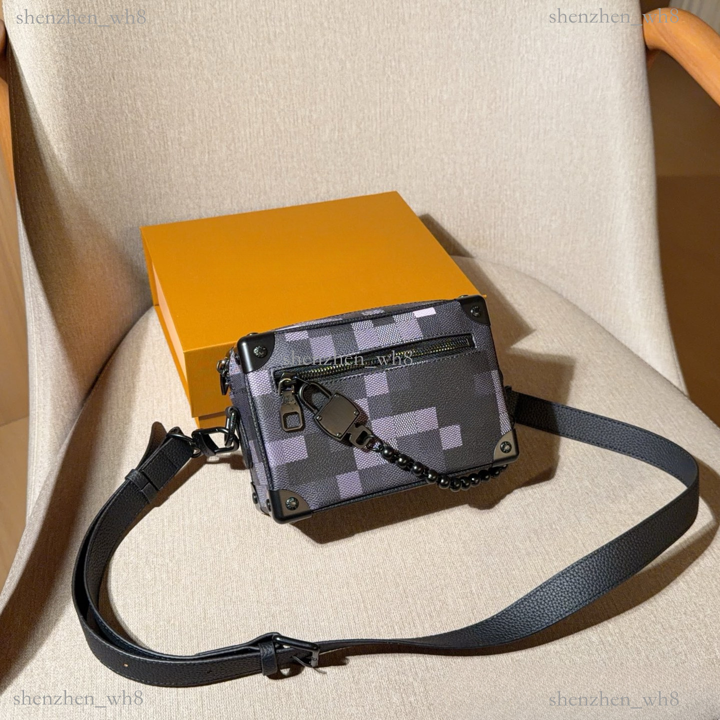 2026 New Arrivals luxury shoulder bag mirror Designer side soul trunk shoulder postman bag monogram leather travel Bag womens soultrunk crossbody ba