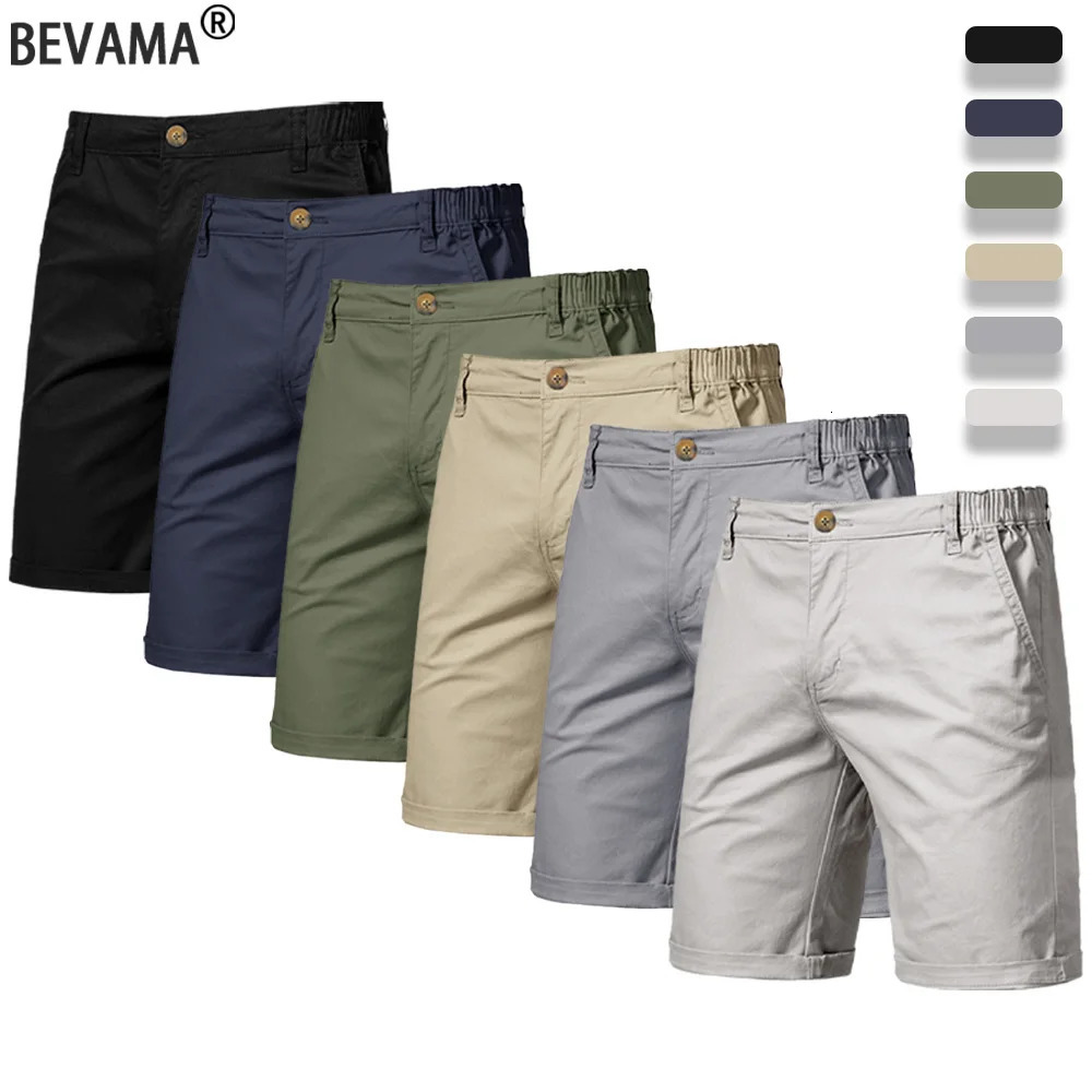 Summer Casual Cargo Shorts Mens Jogging Climbing Sports Short Elastic Waist Solid Color Male Jogger Work Hiking 260612