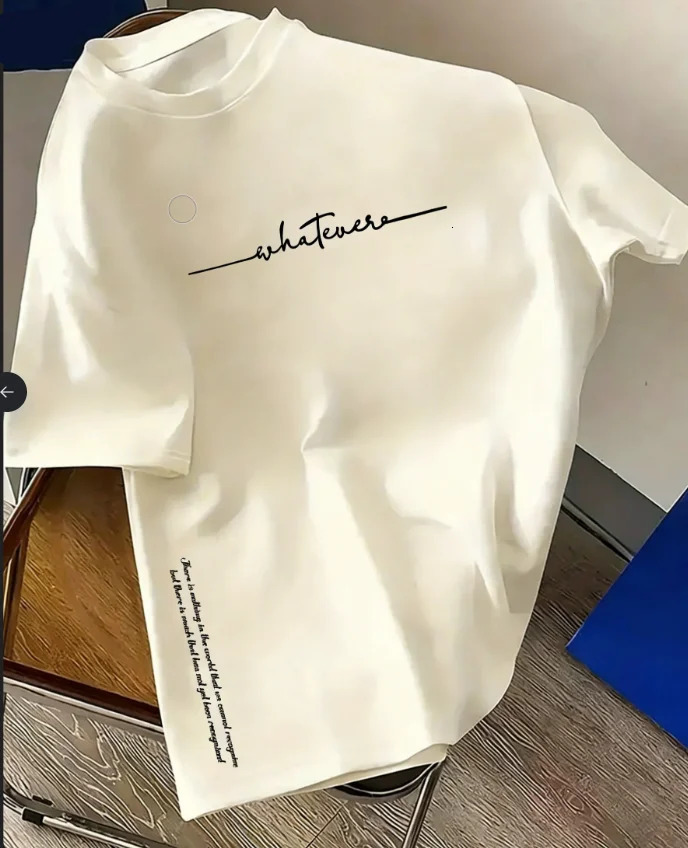 Spring and Summer Casual Sports Loose Cotton Tshirt Mens Womens Simple LetterPrinted Roundneck Shortsleeved Top 260612