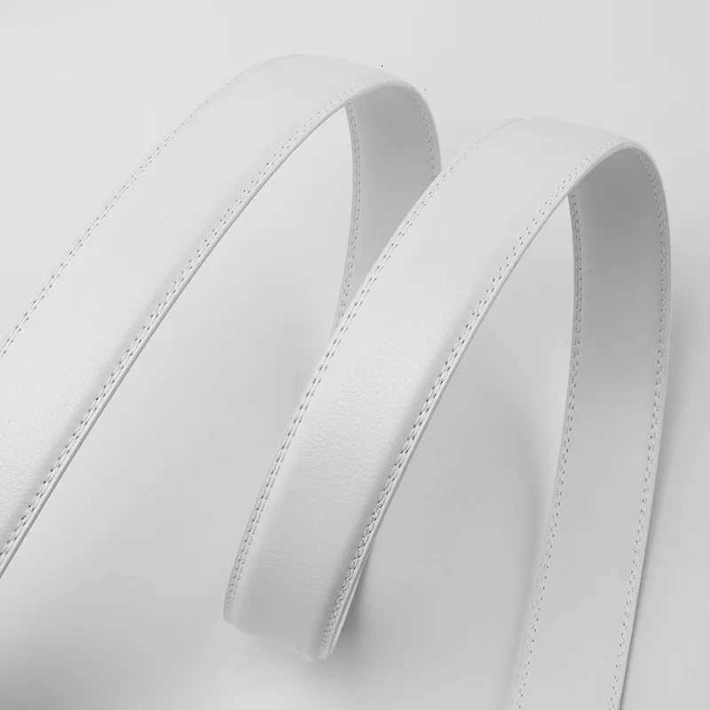 2025 White Color Elegant Men Women Unisex Genuine Leather Belts Automatic Buckle Luxury Brand High Quality Belts Famous BusinessT260612