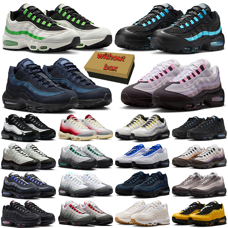 With box mens womens outdoor sports trainers sneakers Honey Black white grey green navy blue pink red running shoes designer 95 95s men women