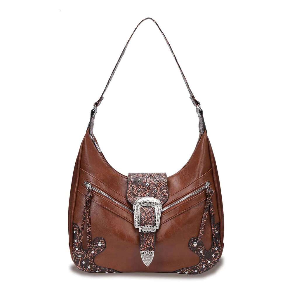 Boho embroidered tote for women, retro ethnic style large capacity shoulder bag, versatile portable commuting bag