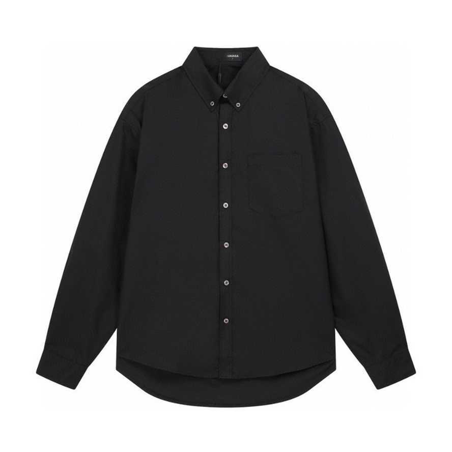 Trendy Paris B Home Spring and Autumn Style Fuzzy Content Coke Direct Spray Print Unisex Loose Fit Turn-down Collar Long Sleeve Breathable{category}