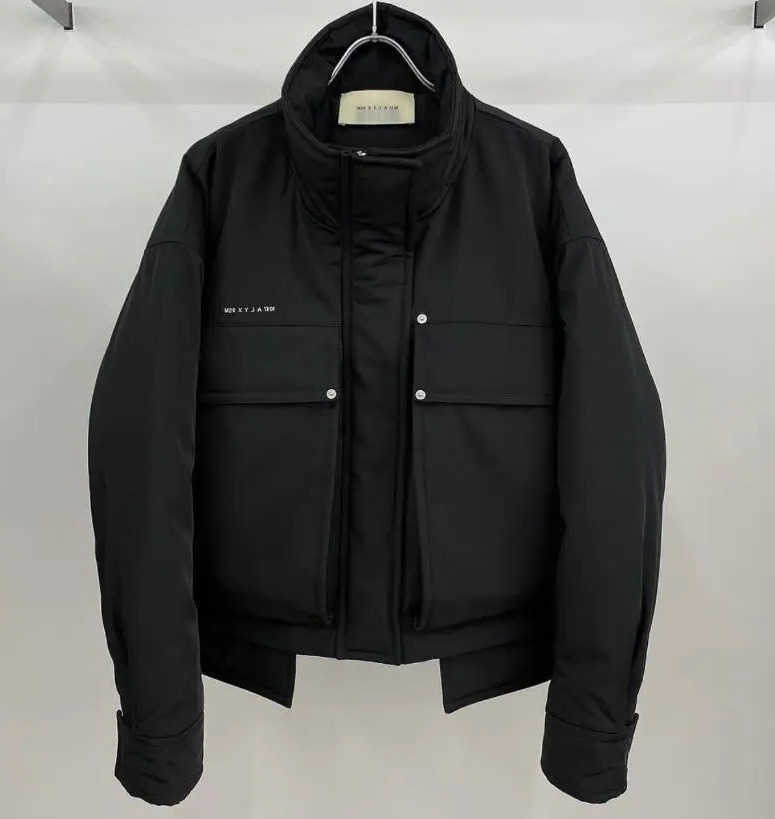 Mens ALYX 1017 9SM Bomber Pocket University Puffers Coats Jackets/Down Coats Cotton Warmth Winter Thick 448 240920 Q260612