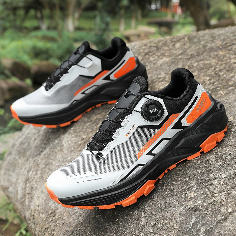 YUYIN 2026 Mens Running Shoes Breathe Mesh Outdoor Off Road Hiking Shoes Cushioning Flat Soft Mesh Walking Shoes for Man 260612