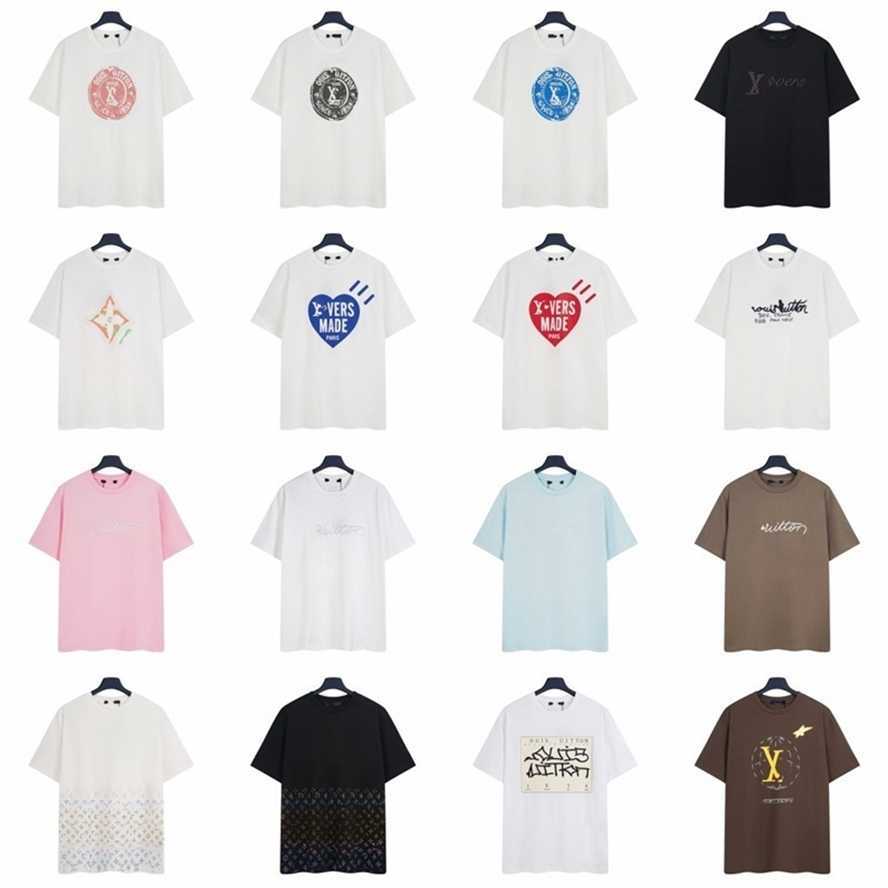 Correct Version Version Donkey Home Short Sleeve New Classic Letter Print Short Sleeve T-Shirt for Men and Women{category}{category}PMNJ