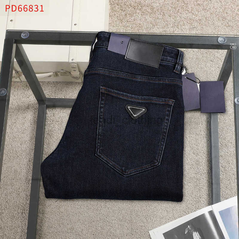 Designer Jeans Men Plus Size 42 Black Jeans Retro Style Mens Trousers Men Slim-fit Denim Long Pant Casual Luxury High-quality Trousers NT9T