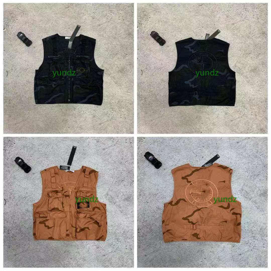 Men's Vests Designer Waistcoat Outdoor Sportswear Multi-pockets Sleeveless Jacket Coat Casual Streetwear Tactical Vest Sweatshirts