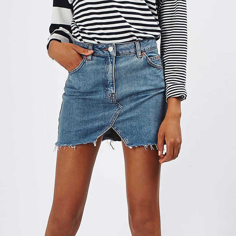 Fashion Summer Women High Ins Waist Shorts Skirt Jeans Lady Sexy Nightclub Stripper Cut Out Streetwear Mini Denim Dress Jeans M260612