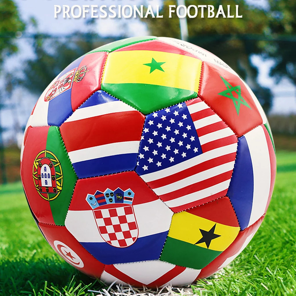 National Flag Colours Soccer Ball Suitable For Different Surfaces And Teamwork Innovative Foot Balls 260612