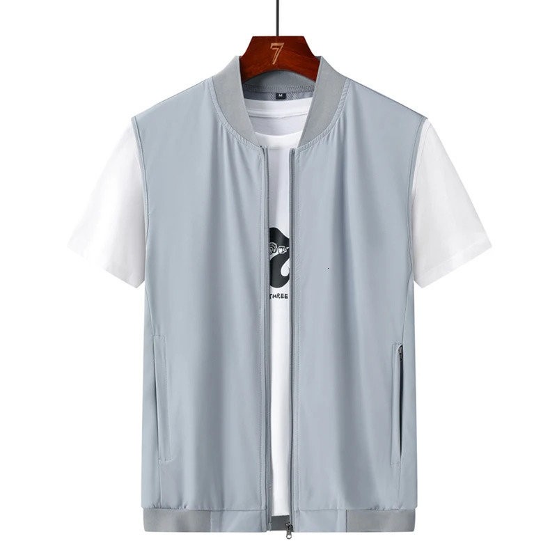 Summer UltraThin Mens Vest Sleeveless Shoulders Quick Drying Breathable Jacket Outdoor Climbing Fishing Leisure Undershirt 260611