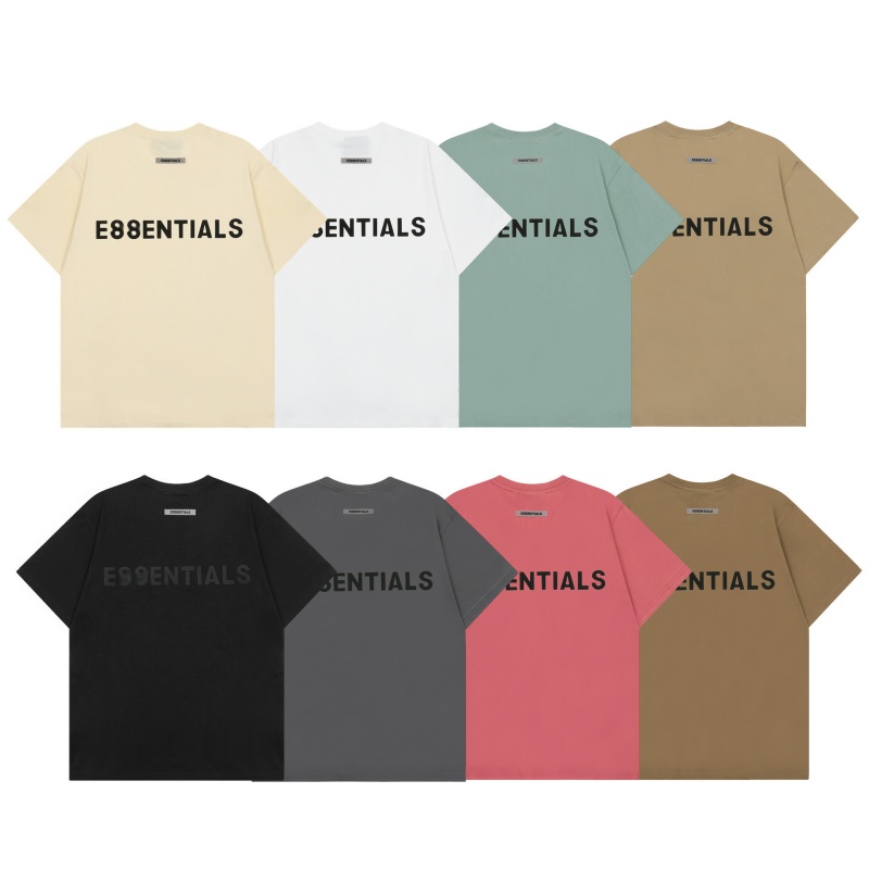 ES Logo Designer T Shirt for Men, Multi-Color Letter Print Crew Neck Cotton Tshirt, Casual Streetwear Oversized Designer Shirts, Men's Short Sl