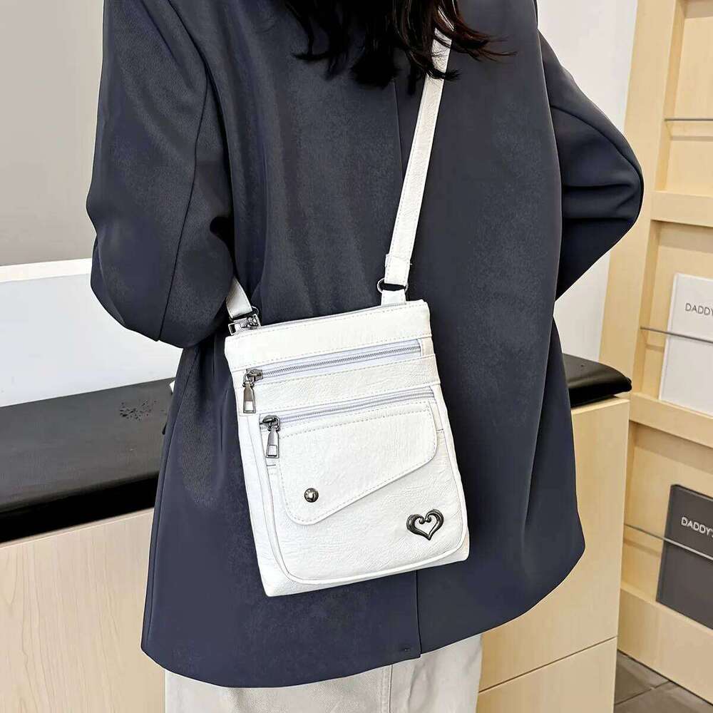 Mobile phone ladies' soft leather small backpack, single-shoulder crossbody bag, outdoor leisure travel coin purse