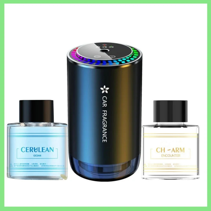 Smart Car Air Freshener with Projector Light - Car Star Top - USB Rechargeable Fragrance Diffuser - Adjustable Fragrance Intensi 260610