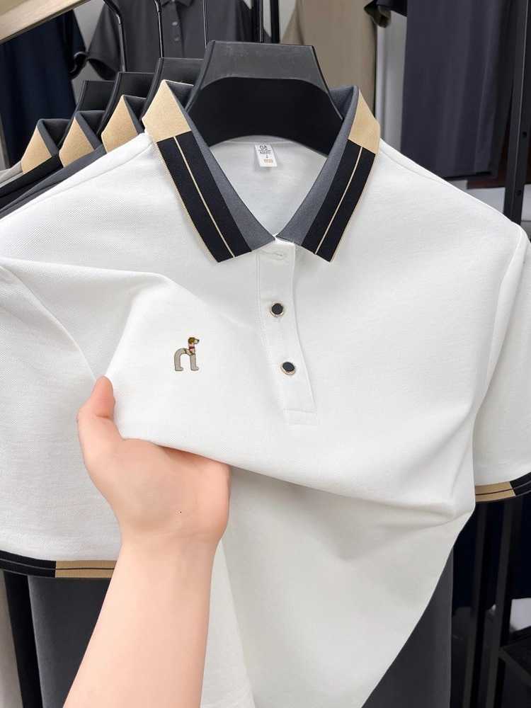 short High mens end brand sleeve shirt summer new fashion dog exquisite embroidery top casual business T-shirt M260612