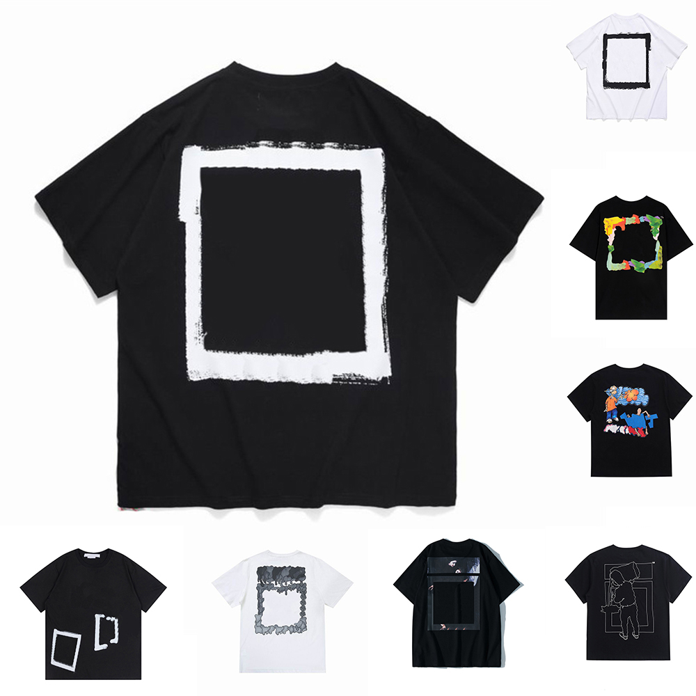 Designers T Shirts Mens Women Off Tees men s womens casual T-shirts Clothes Man Fashian Streets Graffiti Shorts Clothing Breathable Loose Summer Tsh