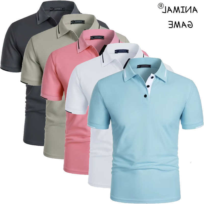 Sleeve Mens Shirt Short Summe Button Classic Fit Casual T-Shirts Oversize Pullover Shirts Man Solid Color Lightweight Tops M260612