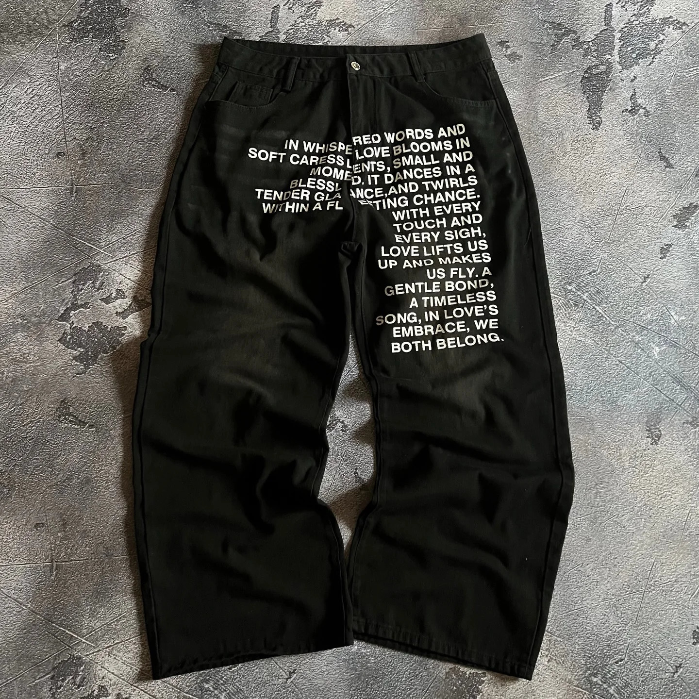 American Pattern Letter Jeans Y2K Men Jeans Vintage Streetwear Gothic Harajuku Hip Hop Men Women Fashion Casual Wide Leg Jeans 260610