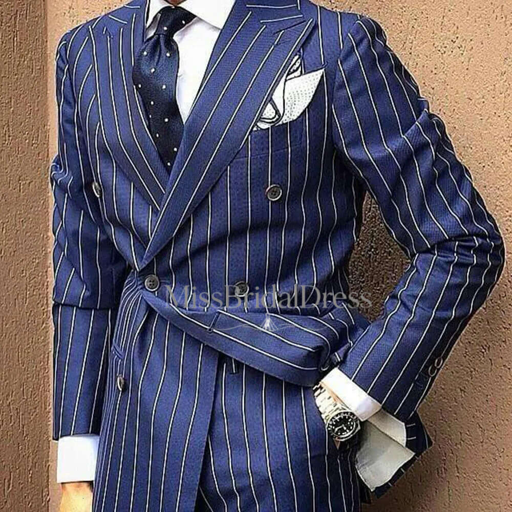 Two Pieces Business Casual Men Tuxedos Single Breasted Suits Slim Fit Groom Party Coats Tailored Work Wedding Wear Mb612