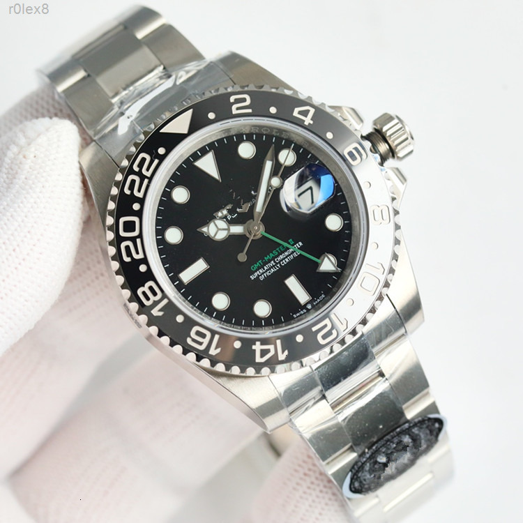 high-quality version 41mm GMT Bruce Wayne AAA Jubilee Stainless Ceramic Sapphire Gliding folding buckle Automatic Movement Automati Mens Watch Wrist