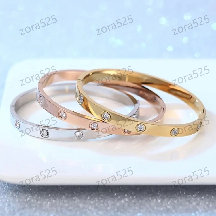 bracelet womens jewelry accessories women bijoux femme Classic Bangle 18K Gold Fashion Bracelet Designer Jewelry High Quality Plated Titanium Steel