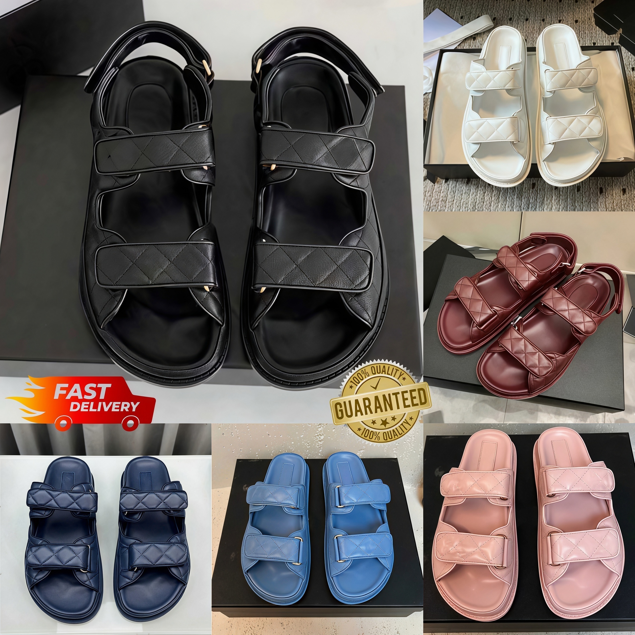 Designer sandals fashion summer slippers cc luxury womens sliders casual shoes platform beach Outdoor-image-780790610